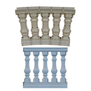 Nuovo design decorativo in calcestruzzo balaustra stampi a mano binario recinzione palo balaustra barriera vaso riutilizzabile balcone plastica stampi - Product Image 2