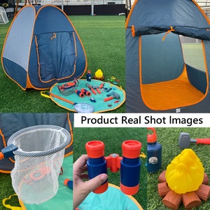 Zhorya Kid Outdoor <span class=keywords><strong>Adventure</strong></span> Insekten fang <span class=keywords><strong>Kit</strong></span> Faltbares Zelt Camping Gear Set Plastiks pielzeug für die Kinder erkundung - Product Image 5