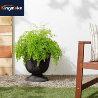 Pot bunga kaca anggur desain Retro, perlengkapan pemasangan taman kreatif sederhana dekorasi rumah