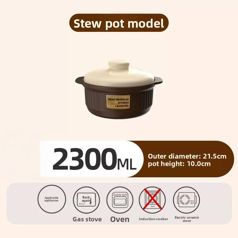 2300ml  stew pot 2-4 people