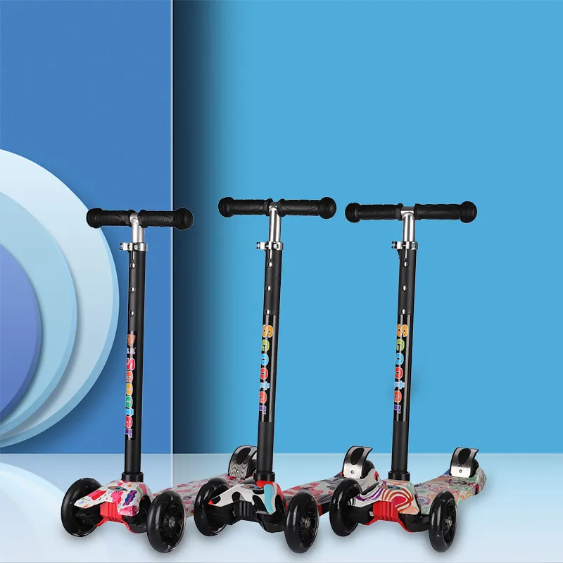 Wholesale Hot Sale Popular Cheap Watermark Mini Kick Scooter 3 Wheel Kids Scooter Stand Up Bike