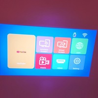 Projecteur Home Cinéma 3D 1080P, 150 Lumens ANSI, Android 11 LCD, 1500:1, 32 Go, Portable, Multilingue, pour l'intérieur et l'extérieur