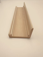 Ligne de boîtier de cadre de porte en WPC moderne garniture décorative profilés composites en bois et plastique imperméables résistants à l'humidité pour usage intérieur