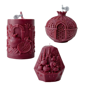New Year Relief Handmade <strong>Pomegranate</strong> Scented Fruit <strong>Candle</strong> for Holiday Atmosphere Creative Home Decoration Gift - Product Image 5