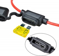 Porte-fusible Taille 00 160a Mini Anl 12awg Inline Car Audio 16 Gauge Midi Automotive 0 40 Amp Blade In Line Fusible Holder