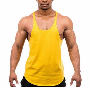 Factory Customized Sports Vest Breathable Quick Dry Gym Tank Top for <b>Running</b> & Bodybuilding Polyester Material Custom Logo - Product Image 2