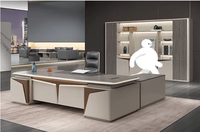 Mobilier de bureau moderne pour chef de bureau Table de bureau de direction ceo Table de bureau de luxe pour chef de bureau