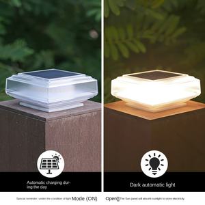 Lámpara enterrada solar LED de acero inoxidable para jardín al aire libre, lámpara de césped insertada en el suelo a prueba de agua - Product Image 3