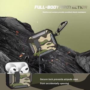 Étui de protection camouflage de luxe pour Apple <span class=keywords><strong>Airpods</strong></span> 1/<span class=keywords><strong>2</strong></span>/3 Pro, housse antichoc en TPU pour écouteurs <span class=keywords><strong>airpods</strong></span> 4, sac pour écouteurs, livraison gratuite - Product Image 3