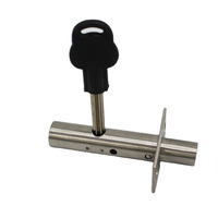 62mm acier inoxydable sus304 évasion allée porte d'accès bouche d'incendie tuyau Tube bien Invisible porte boulon serrures