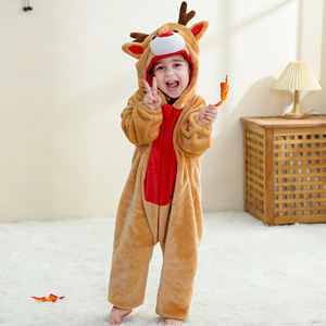 Disfraz de Ciervo de Peluche Michley, Mono Cálido <span class=keywords><strong>para</strong></span> Niñas, Diseño con Capucha <span class=keywords><strong>para</strong></span> Halloween - Product Image 3