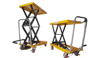 Plataforma Elevadora <span class=keywords><strong>Manual</strong></span> Multifuncional PTD500 PTD500A con Capacidad de Carga de 500 kg y Altura de Elevación de 900 mm en Venta - Product Image 2