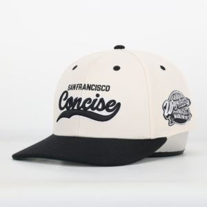 Vente en gros de casquette de golf personnalisée à 6 panneaux casquette style de rue à bord plat avec logo brodé tissu à mailles style hip hop sport - Product Image 2