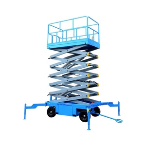 Mobile scissor lift Hydraulic lifting platform Mobile AC lift ladder Aerial work Ladder - Product Image 5