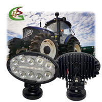 Lampes de travail LED puissantes de 7 pouces 50W 3200lm Réel ECE R10 EMC IP68 12 24 Volt pour l'agriculture Camion Tout-terrain Éclairage extérieur automobile