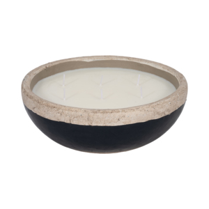 Ciotola per Candela Profumata Bicolore Grande, Votiva, per Interni ed Esterni, Elegante Decorazione per la Casa - Product Image 1