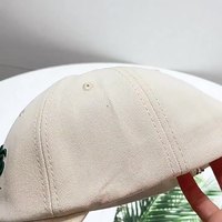 Casquettes de baseball non structurées personnalisées en coton lavé, brodées en 3D, avec logo brodé à pois, lettres et fruits, style 'Dad Hat' tendance, Gorras