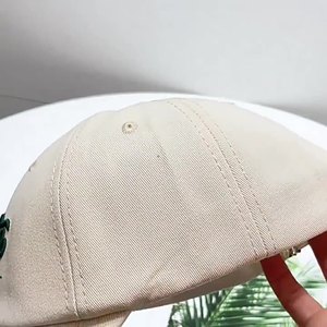 Casquettes de baseball non structurées personnalisées en coton lavé, brodées en 3D, avec logo brodé à pois, lettres et fruits, style 'Dad Hat' tendance, Gorras - Product Image 5