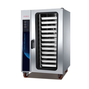 Nhà Hàng Thương Mại Cookie Lớn Lò Nướng Bánh Mì Không Khí Nóng 12 Khay Điện Kỹ Thuật Số Lò Nướng Đối Lưu - Product Image 1