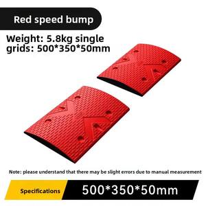 रंगीन रबर की गति कारों के लिए सड़क सुरक्षा आंखों को पकड़ने वाली सुविधाओं के लिए लाल नीले पीले रंग की क्लासी वृद्धि - Product Image 6