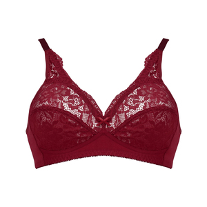 Sujetador de algodón con soporte suave, copas completas sin costuras y cierre de gancho en la espalda para mujeres de talla grande que buscan comodidad diaria. - Product Image 1