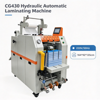 Laminateur hydraulique CG430, machine à laminer à chaud automatique avec alimentation automatique du papier et fonction anti-ondulation
