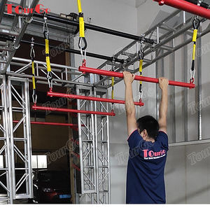 600 cubes d'obstacle guerrier Ninja, Course d'obstacle, barres <span class=keywords><strong>de</strong></span> singe flottantes <span class=keywords><strong>pour</strong></span> adultes, <span class=keywords><strong>bricolage</strong></span> à la maison - Product Image 3