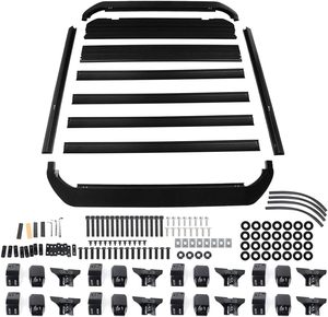 رف سقف للسيارة مع سلم لتخزين الأمتعة لسيارة جيب رانجلر JL 2018+ حامل أمتعة لسقف السيارة - Product Image 3
