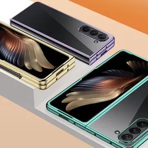 Ultra Thin Full Package Translucent Phone Case For Samsung Galaxy Fold 5 Shockproof Hard PC Protective Case