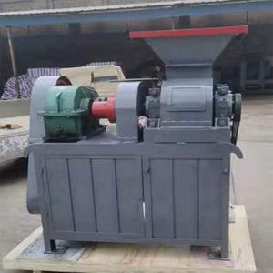 kleine doppelwalze kokosnuss schale reis strohhülse grill torfkugel kohlepulver brikettpresse herstellungsmaschine zum verkauf - Product Image 4