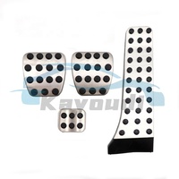 Repose-pieds KYD, pédale, 4 pièces, boîte de vitesses manuelle, embrayage, frein, plaquette métallique, modèle 142 pour Benz Classe C, Classe E, GLK, GLC, S, SL, CLS