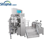 Homogeneizador de Alto Cizallamiento con Vacío y Elevación Hidráulica de Acero Inoxidable para Producción de Cremas, Champús y Jabones Corporales