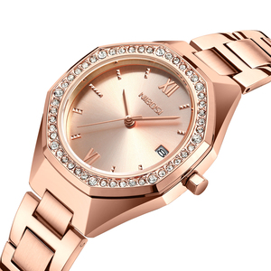 NIBOSI 2621 <span class=keywords><strong>Orologio</strong></span> <span class=keywords><strong>da</strong></span> Donna alla Moda, Regalo per Ragazze, <span class=keywords><strong>Orologio</strong></span> <span class=keywords><strong>da</strong></span> Polso di Lusso in Acciaio Inossidabile, Marca Famosa di Alta Gamma - Product Image 2