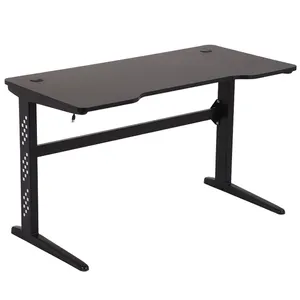 Ücretsiz örnek masa mobilya iş istasyonu ahşap yönetici yüksekliği ayarlanabilir Modern lüks ahşap siyah klasik patron ofis masası