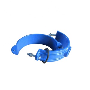 Ductile Iron DI Tapping Saddle <b>Clamp</b> for DCI Ductile Cast Iron Pipe - Product Image 3