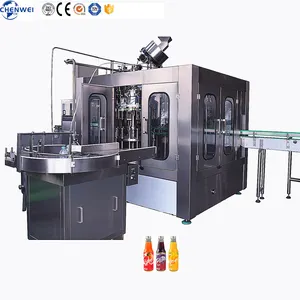 Three In One Plc Control Beverage Bottle Filling Equipment Water Filling Machine Production Line