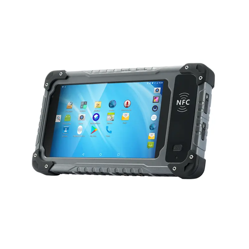 HUGEROCK R70 2.0ghz Android 1000 nit Ip65 dustproof Industrial 8+128gb Pc Barcode Scanner waterproof Rfid nfc rugged tablet