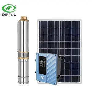 solar borehole water pump unit solar water pump 45 meters irrigation solar water pump