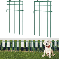 Barrière d'extérieur pour animaux Clôture de jardin décorative en métal Clôture pour chiens