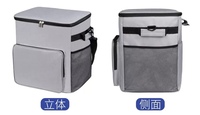 Sac à dos isotherme Mikano 35L Oxford avec fermeture éclair, élégant, pour pique-nique en extérieur, avec roulettes