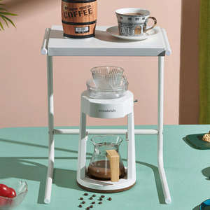 Vendite calde da cucina <span class=keywords><strong>in</strong></span> <span class=keywords><strong>ferro</strong></span> <span class=keywords><strong>battuto</strong></span> mensola ripiano multifunzione per caffettiera porta pane - Product Image 2