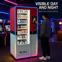 Distributeur automatique de cartes à collectionner Pokémon avec paiement par QR code et monnaie, pour cartes mystères commerciales