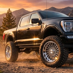 Rines Cromados Forjados Personalizados de 22, 24 y 26 Pulgadas para Camionetas, con Borde Profundo, Offset Negativo, para Ford F150, F250, RAM, Chevy Silverado - Product Image 3