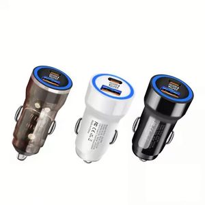 PD 30W QC 30W Dual Port Car Charger Adapter USB 30W Type-C 30W 60W Cigarette Lighter Super Quick Car Phone Charger - Product Image 1