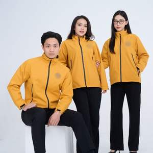 Nuevo diseño de uniformes 100% poliéster cortavientos ligero transpirable chaqueta a prueba de viento con movimiento mejorado impermeable - Product Image 3