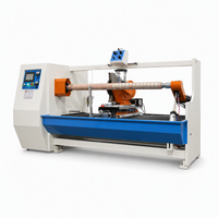 Machine d'emballage automatique contrôlée par PLC pour la découpe de rouleaux de ruban adhésif en papier kraft gommé 1300 mm, adhésif PET activé par l'eau
