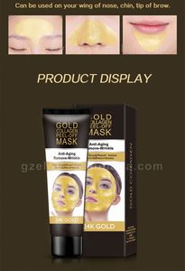 Masque facial peel-off au collagène et or 24K, personnalisé, de marque OEM, pour soins de la peau, vente en gros, masque de boue blanchissant et anti-rides à prix abordable - Product Image 4