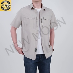 Chemise de pêche personnalisée, nouveau style, sublimation, UPF50+, respirante, séchage rapide, légère, multi-poches - Product Image 1