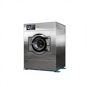 Nouvelle machine à laver industrielle entièrement automatique en acier inoxydable de 100 kg, laveuse-essoreuse pour hôtels, maisons d'hôtes, hôpitaux, blanchisserie - Product Image 2