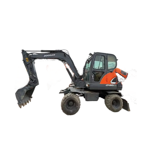 รถขุดล้อยาง Doosan DX60w มือสองจากเกาหลี รถขุดล้อยาง Doosan DX60 นำเข้าพร้อมบรรจุภัณฑ์เดิม - Product Image 1